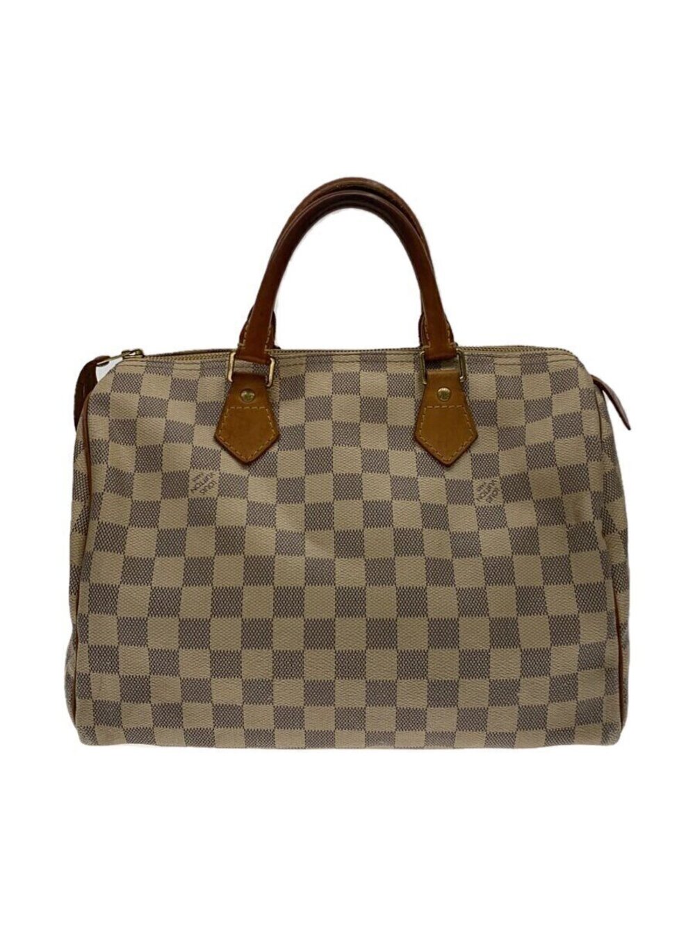 LOUIS VUITTON Speedy Damier Azur White